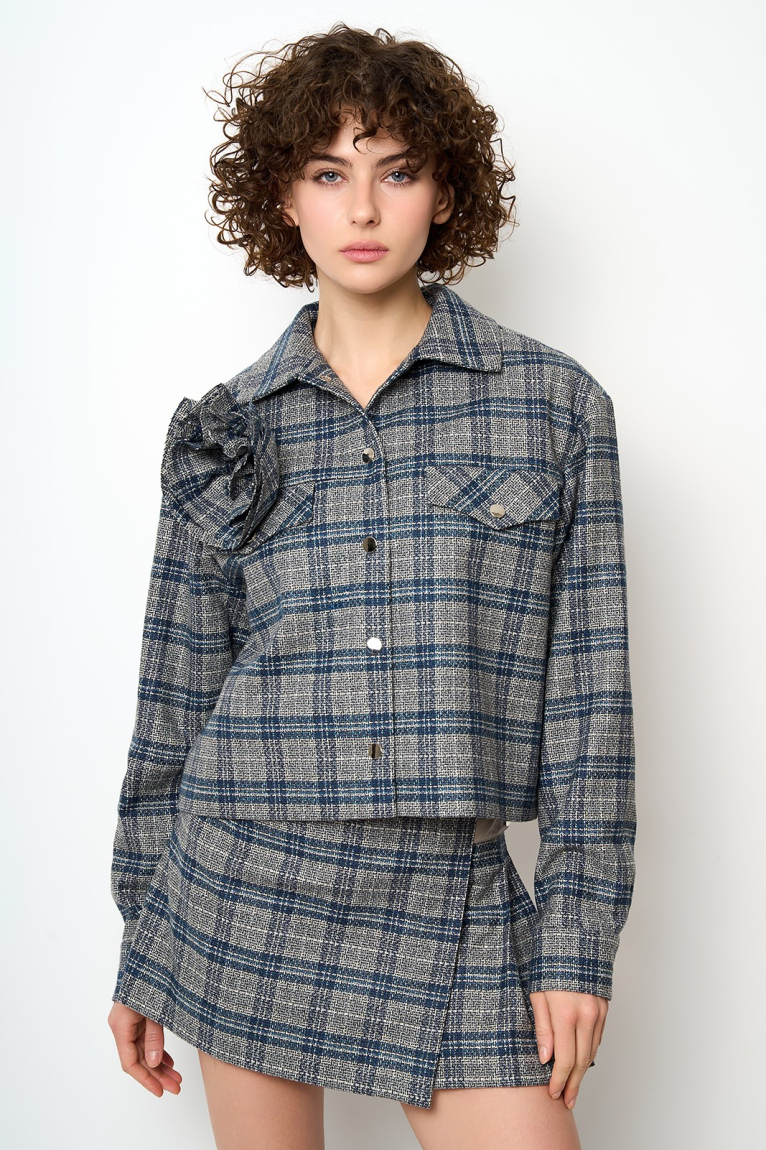 Jacke 39077p Sw/B