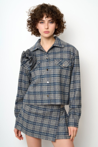 Jacke 39077p Sw/B