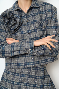 Jacke 39077p Sw/B