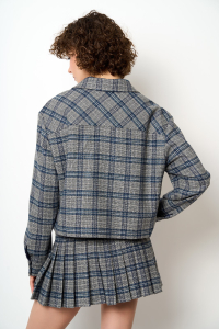 Jacke 39077p Sw/B