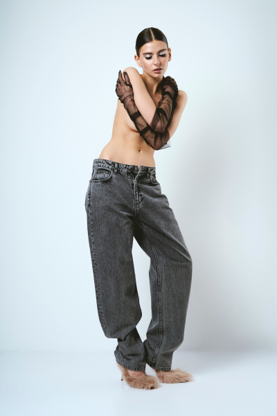 Jeans 40072 Grau
