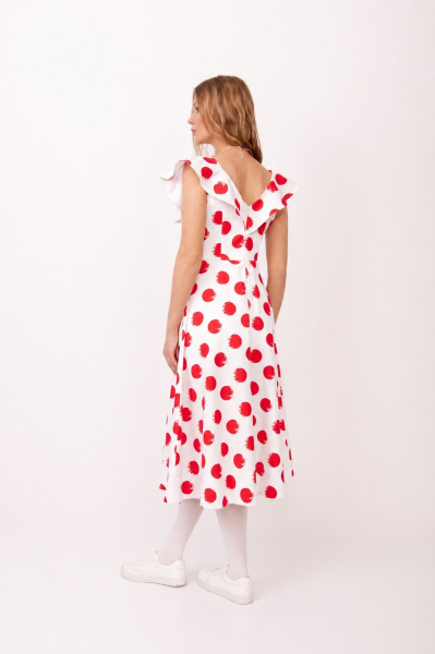 Kleid 42077 W/Rot
